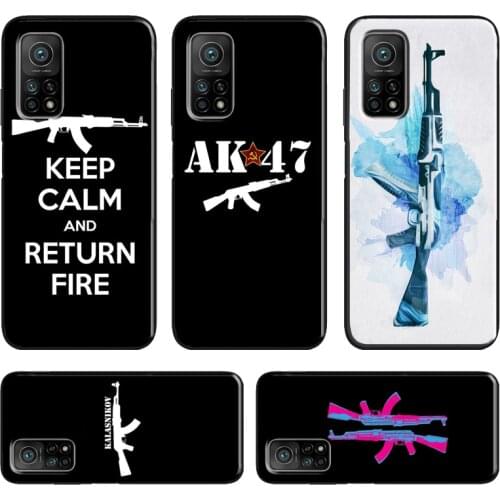 AK-47 For POCO X3 Pro F1 F2 F3 M3 Phone Case For Xiaomi Mi 11 Lite Ultra Mi A3 9T 10T Pro Shell