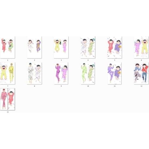 Hot anime Mr. Osomatsu cool boy Osomatsu Matsuno Karamatsu Matsuno & Chibita pillow cover Osomatsu-san body PillowCase