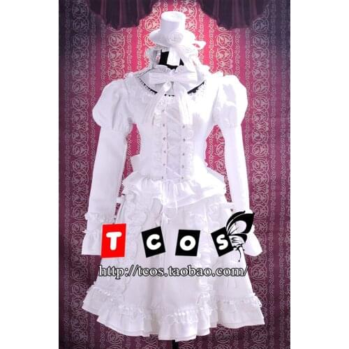 Pandora Hearts Sharon Rainsworth Cosplay costume white dress 11