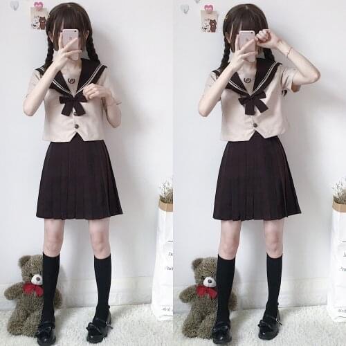 Apan and South Korea sailor suit costumes anime COS Japan academic school female student uniforms japanese school uniform