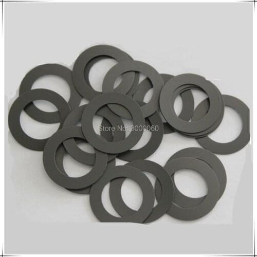 M10x14.5mmx0.3mm High Precision Customized Black Color Polyslider Graphite Nylon Flat Washer