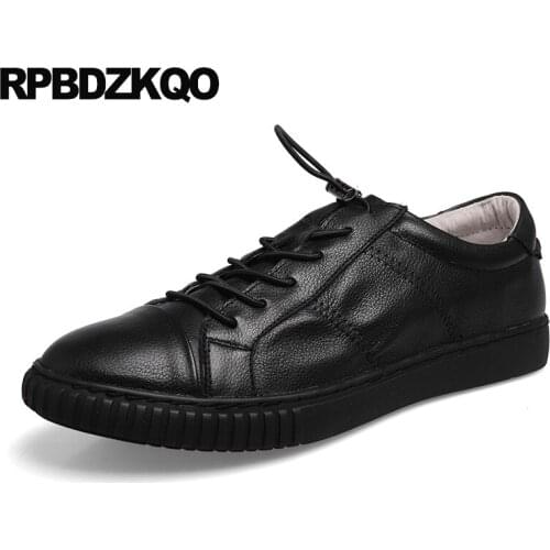 Walking Men Flats Sneakers Runway Black High Quality Designer Shoes China Korean Brand Rubber Italy Italian Trainers Brown Skate