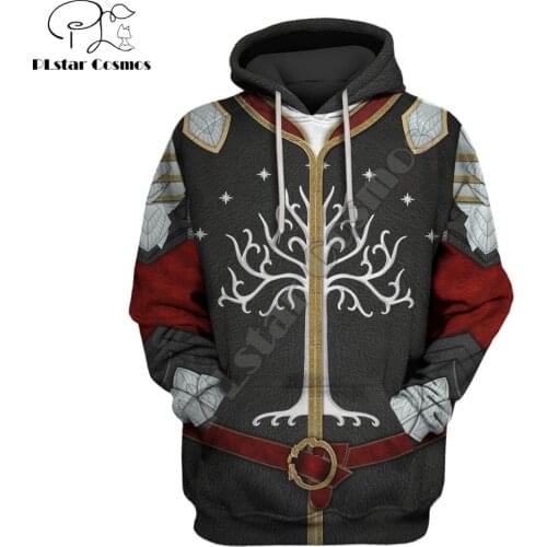 Tree of Gondor Decal Sticker Custom Hoodies Apparel For Men/Women Harajuku Fashion Sweatshirt cosplay Casual Jacket DW0036
