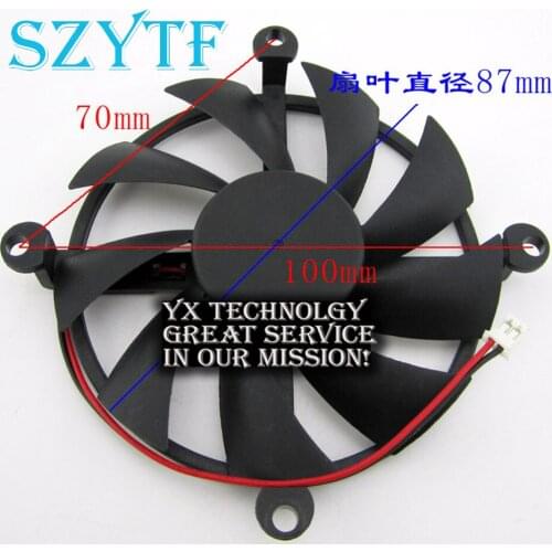SZYTF video card fanNew HD6790 HD6790 HD6850 12V Graphics card fan Diameter 87mm
