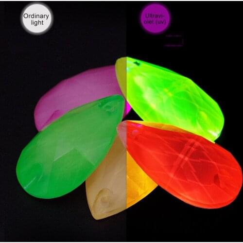 Upriver New K9 Neon Water-Droplets Sew On Rhinestones 3 Sizes 5 Colors Glitter Glass Glowing For Garment Decoration