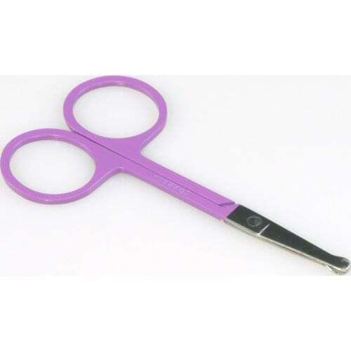 2pcs Professional Purple New Muti. Nail Scissor Manicure For Nails Eyebrow Nose Eyelash Cuticle Scissors Curved Makeup