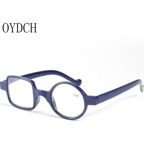 New stylish irregular mens and womens reading glasses asymmetric frame reading glasses