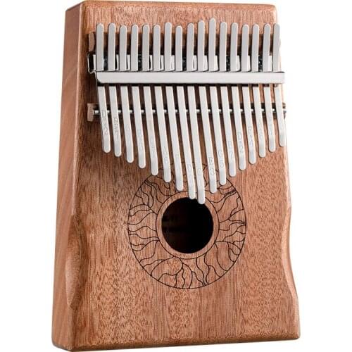 Kalimba 17 Keys Thumb Piano with Tune Hammer and Study Instruction,Hight Qulity Portable Wood Mbira Finger Piano,Gift for Kids