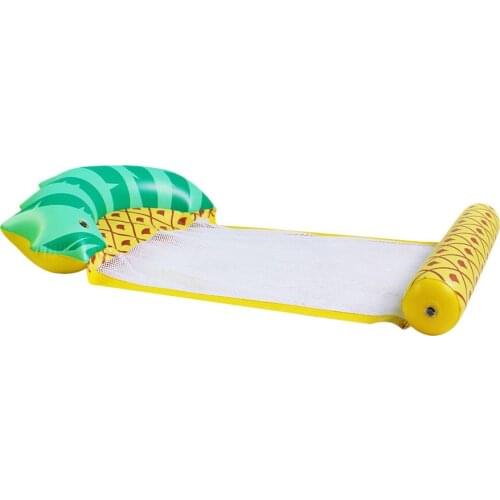 Swimming Floating Bed Pineapple Water Floating Bed Portable Folding Chair Adult Waterbed