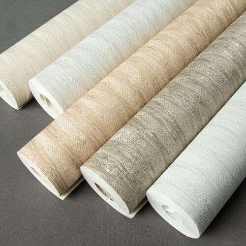 Simple wallpaper plain bright face vertical modern living room bedroom waterproof thickened pvc wallpaper wallpape