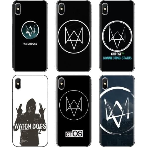 Symbol-game-C-watch-dogs Silicone Bag Case For Huawei P30 P40 P20 P7 P8 P9 P10 Lite Plus Pro 2015 2016 2017 Mini