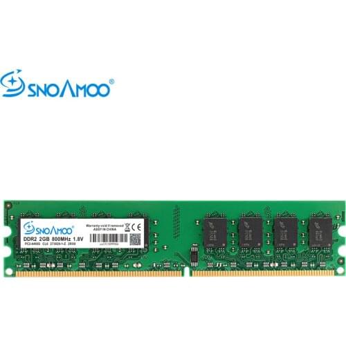 SNOAMOO DDR2 2GB 667/800MHz PC2-6400S Desktop PC RAMs 240-Pin 1.8V DIMM For Intel and AMD Compatible Computer Memory Warranty
