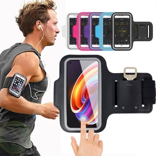 Sports Running ArmBand for OPPO Realme 8 8i 7 7i 6 6i 6s 5 5i 5S 3 3i 1 2 XT X X2 X3 X50 Pro Phone Case For Narzo 10 20 30 Pro