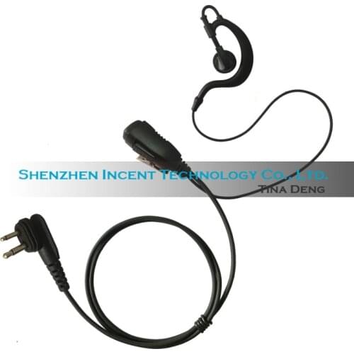 VOIONAIR 20pcs/lot G Shape Ear Hook Earphone Headset Speaker PTT Mic For Motorola CLS1410 CLS1100 DTR410 XT420 XT460 XT660D