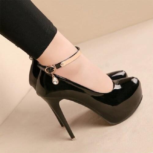 Womens high heels ultimate sexy high heel waterproof platform 16cm high heel single shoes womens wedding shoes white