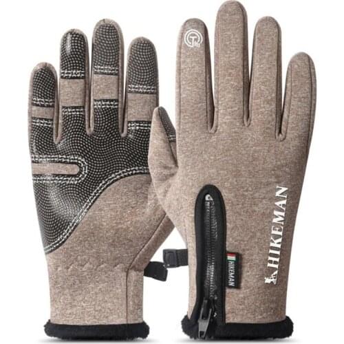 INDJXND Winter Mittens Touched Screen Gloves Waterproof Men Women Warm Windproof Outdoor Bicycle Anti Slip Ski Cycling Equipment