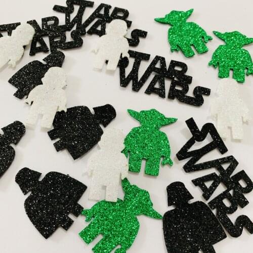 Starwars Confetti Table Scatter Happy Birthday Party Table Scatters Decorations Glitter non-woven Party Supplies Kids Room