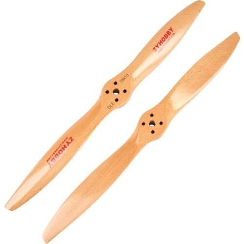 1pcs Beechwood Propeller CW with DLE Engine Hole 18x10 18*10 For RC Airplane Model