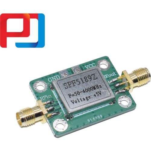10PCS LNA 50-4000MHz RF SPF5189 NF 0.6dB Low Noise Amplifier Signal Receiver Board Wireless Communication With Shield Shell