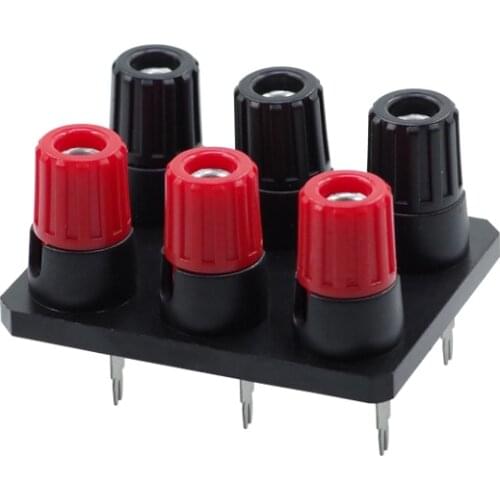 2pcs 6-bit high-quality audio quick clip aging test clip WP6-10 outer terminal block
