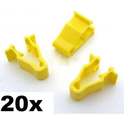 20x For Honda Civic, CRV & HRV Yellow Wheel Arch Trim Clips- Snap Fit #90601-SMG-003