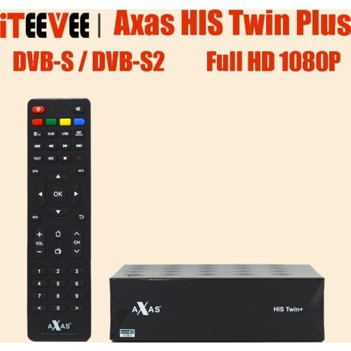 3PCS Axas His Twin PLUS DVB-S2/S HD Satellite TV Receiver WiFi + Linux E2 Open ATV images TV Box by DHL shipping