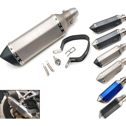 51MM Universal Motorcycle modified exhaust pipe muffler Exhaust System For Honda cbr 600f 900 rr 250 r 500r 600rr 600 rr 1000rr