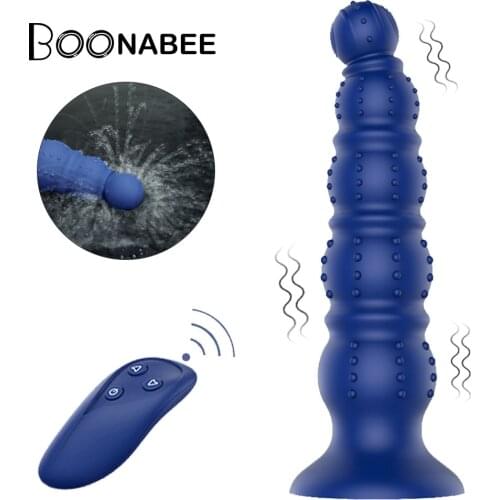 Anal Plug Anal Beads Dildo Vibrator with Suction Cup Sex Toys for Men Gay Prostate Massage Stimulator Anus Expansion Dilator