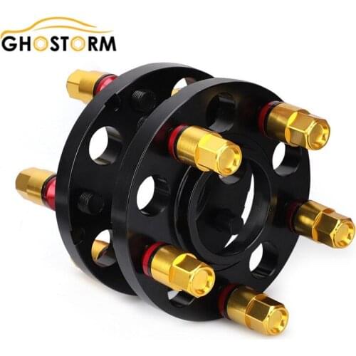 Auto Car Wheel Tire Spacers 4 PCS Adaptor Shims Plate for BMW 15mm/20mm 5X120 72.56 With Extended 12.9 Grade Bolts Cone M12x1.5