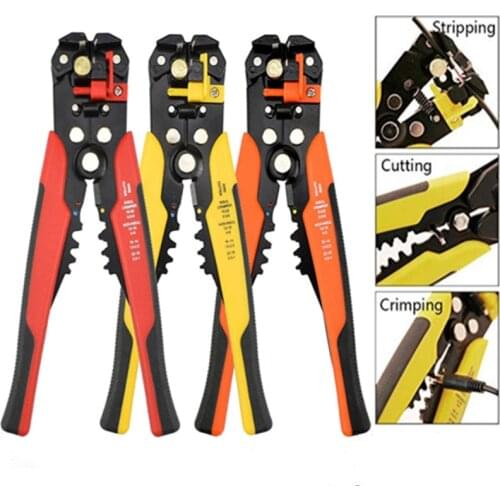 8 Inch Crimper Cable Cutter Automatic Wire Stripper Multifunctional Stripping Tools Crimping Pliers Terminal
