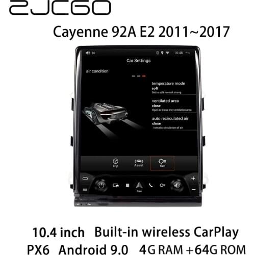 Car Multimedia Player Stereo GPS DVD Radio Navigation NAVI Android Screen for Porsche Cayenne 92A E2 2011~2017