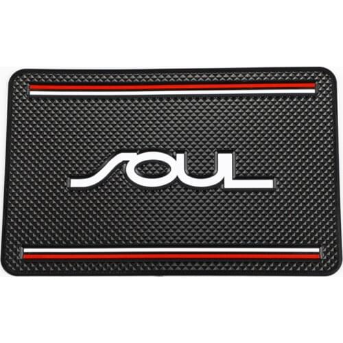 Car Anti-Slip Mat Dashboard Sticky Pad Non-slip Mat Holder For Kia Soul 2010 2011 2017 2018 Car Accessories