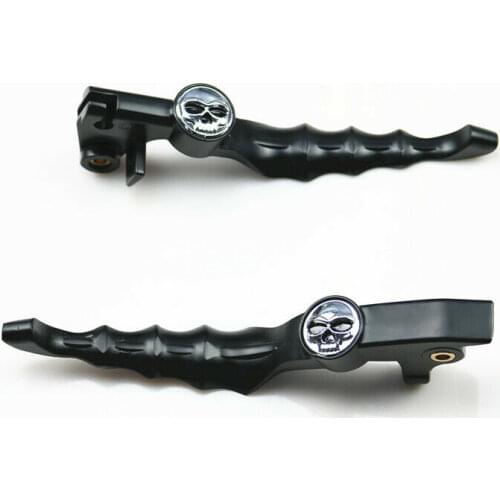 Black Skull Brake Clutch Lever for XVS650 XVS1100 Custom Drag Star XVS400 96-02