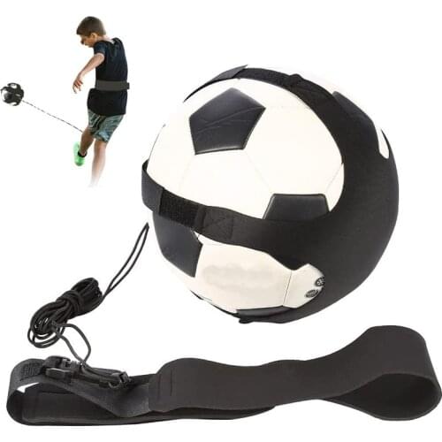 Kid Soccer Training Football Kick Throw Solo Practice Juggle Bags Children Auxiliary Circling Belt for Volleyball Soccer Trainer