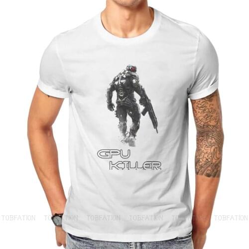 GPU Killer Special TShirt Crysis Nomad Weapon Vehicle Nanosuit Video Game Top Quality New Design Graphic T Shirt Stuff Ofertas