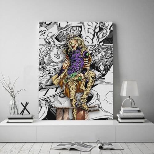 HD Prints Home Decor Jojo S Bizarre Painting Poster Japan Animation Role Wall Art Canvas Modular Frame Pictures For Living Room