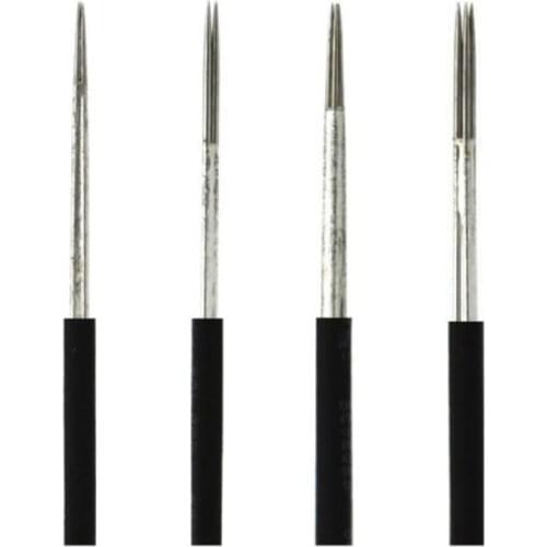 20Pcs Microblading Needles 3/5 Round Eyebrow Needles Permanent Makeup Needles Tattoo Circular Liner Pins Needles for Tattooing