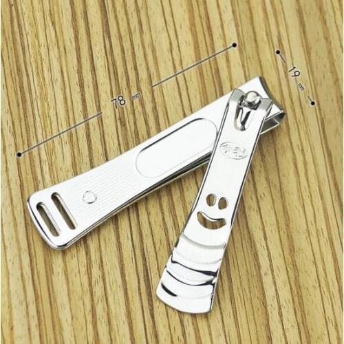 20pcs 8CM large smiley nail clippers nail scissors nail scissors light long manicure nail