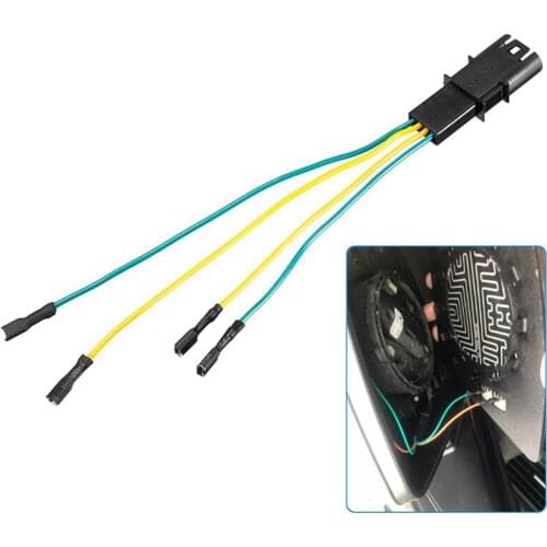 NEW-4Pins 12V Side Mirror Heating Function Connector Cable Wire for-BMW X5 F10 Electric Heated Wing Mirror