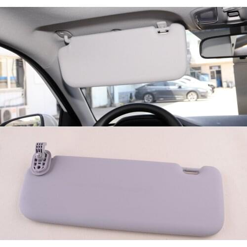 Car Interior Grey Front Left Driver Side Sun Visor Light Barrier Fit For Hyundai Elantra AD 2017 2018 2019 Replacement
