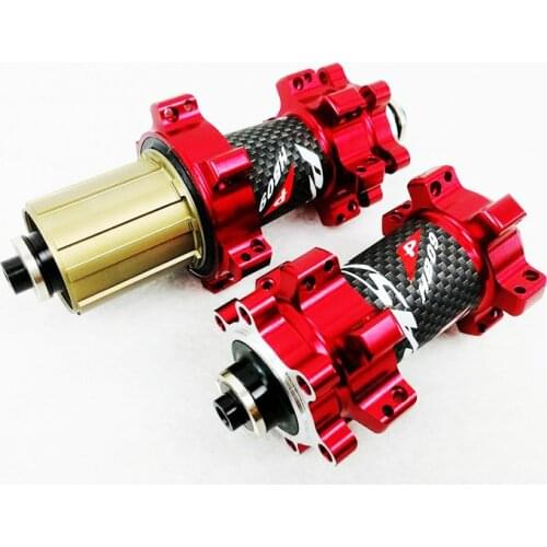 Hubs Sealed front2 rear4 Bearing MTB Mountain Bike Hub 9mmQR Thru axle15/12mm 24 Holes Disc Brake Bicycle Hub straight 9/11/12sp