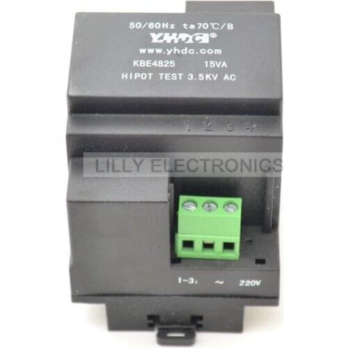 KBE4825 DIN Rail-Type Transformers 15VA 220V