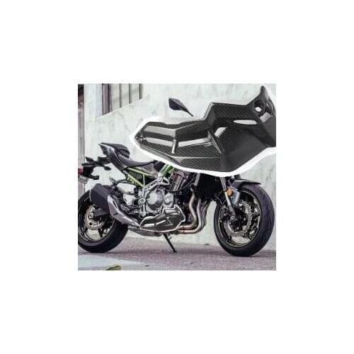 Carbon Look Lower Belly Pan Bottom Lower Panel Protection Cover Protector For 2017 2018 Kawasaki Z900 Z 900 Engine Injection g