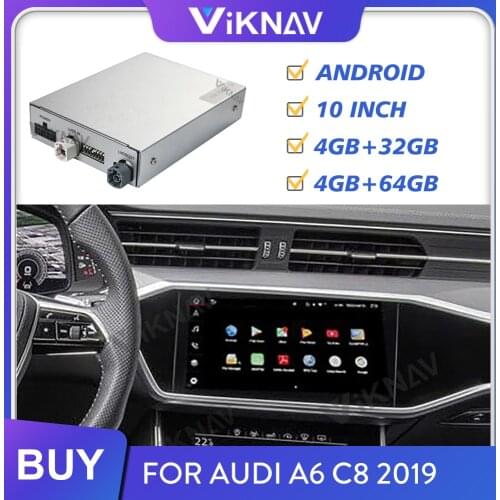 Android video interface for AUDI A6 C8 2019 decoding box decoding tool car GPS radio multimedia player
