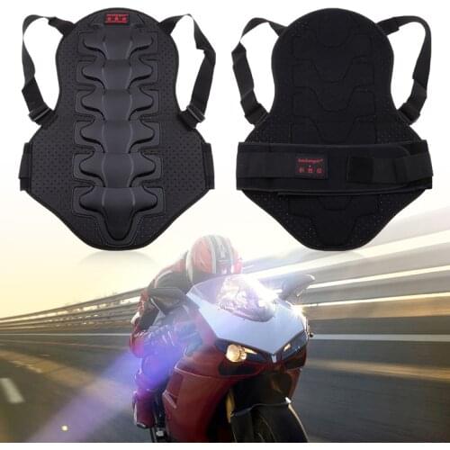 Motorcycle Bicycle Back Protector Racing Skiing Riding Skating Anti-fall Vest Protective Gears Armor