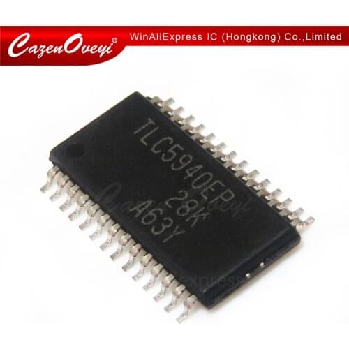 10pcs/lot TLC5940PWPR TLC5940PWP TLC5940 HTSSOP-28 In Stock