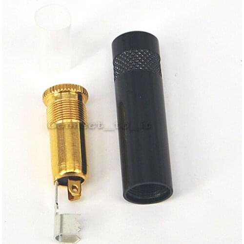 5pcs X DIY 3.5mm Headphone Jack 3.5 mm female Stereo Audio Connector 3 pole Jack headphone adapter For 4mm Cable