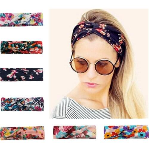 7 Pcs/lot Wholesale New European And American Headband Cross Hairband Elastic 0-3 Years Old Baby Girl Hair Accessories