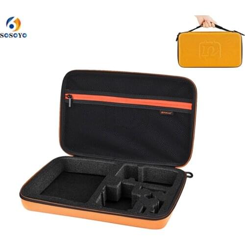 Large Portable Storage Bag Protective Case EVA & Nylon Waterproof Carrying Travel Box For GoPro hero 6 5 4 3 Camera Accessories