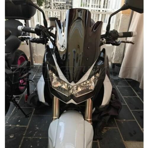 Motorcycle Double Bubble Windshield WindScreen Screen For 2007 2008 2009 Kawasaki Z1000 Z 1000 Black Iridium Clear